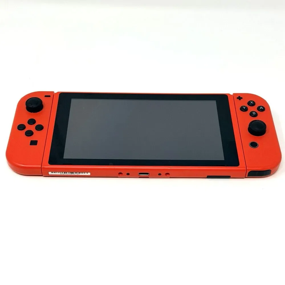 Nintendo Switch Mario Red Edition Console Red Joy Con Gaming System